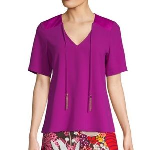 Trina Turk Escondido Top Fuchsia NWT